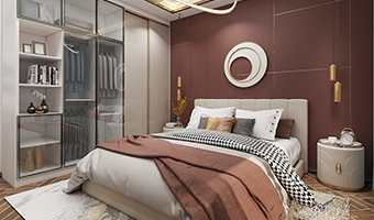 整木定制現(xiàn)代輕奢風(fēng)格與金屬共舞，領(lǐng)略流光歲