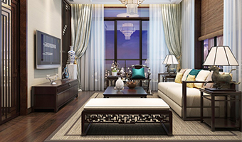 繁華之下，縱享從容、儒雅的新中式居所