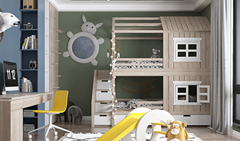 全屋定制設(shè)計(jì)雙人兒童房怎么樣？