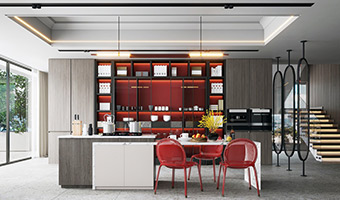 全屋定制廚房都有哪些家具？