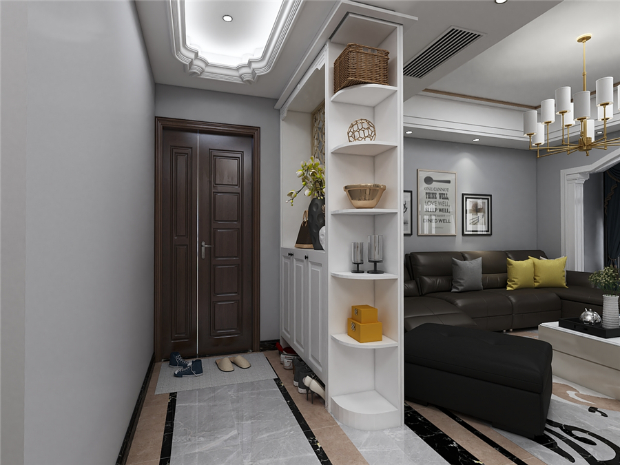 整木定制玄關(guān)要有哪些設(shè)計(jì)呢？(圖1)