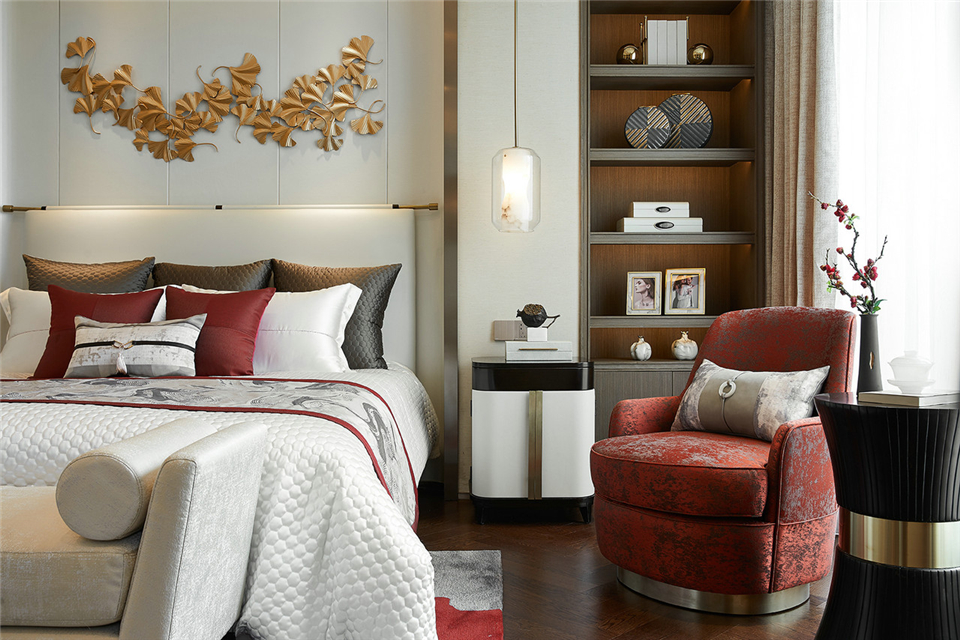 大臥室怎么進(jìn)行整木定制裝修，要注意什么？(圖2)