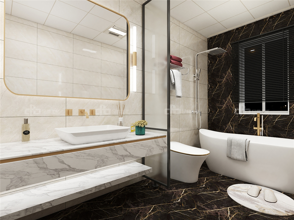 整木定制現(xiàn)代輕奢風格與金屬共舞，領略流光歲(圖22)