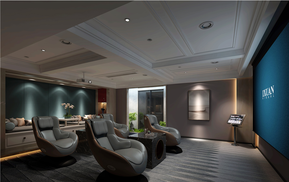 整木定制如何設(shè)計(jì)家庭影院裝修？(圖2)