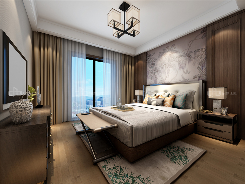 整木定制臥室效果圖，夢生長的花園(圖2)