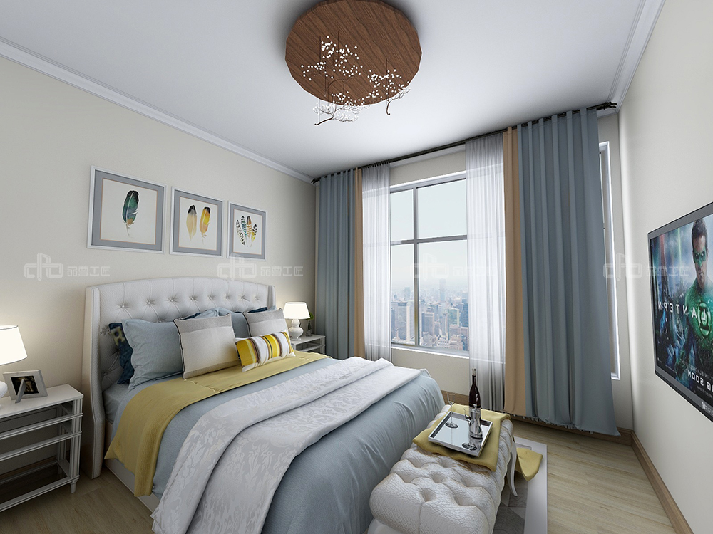 整木定制臥室效果圖，夢生長的花園(圖11)