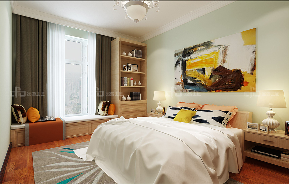 整木定制臥室效果圖，夢生長的花園(圖12)