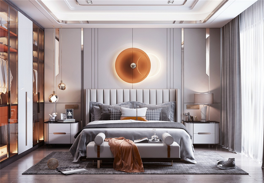 全屋定制臥室有哪些家具 怎么擺放？(圖2)
