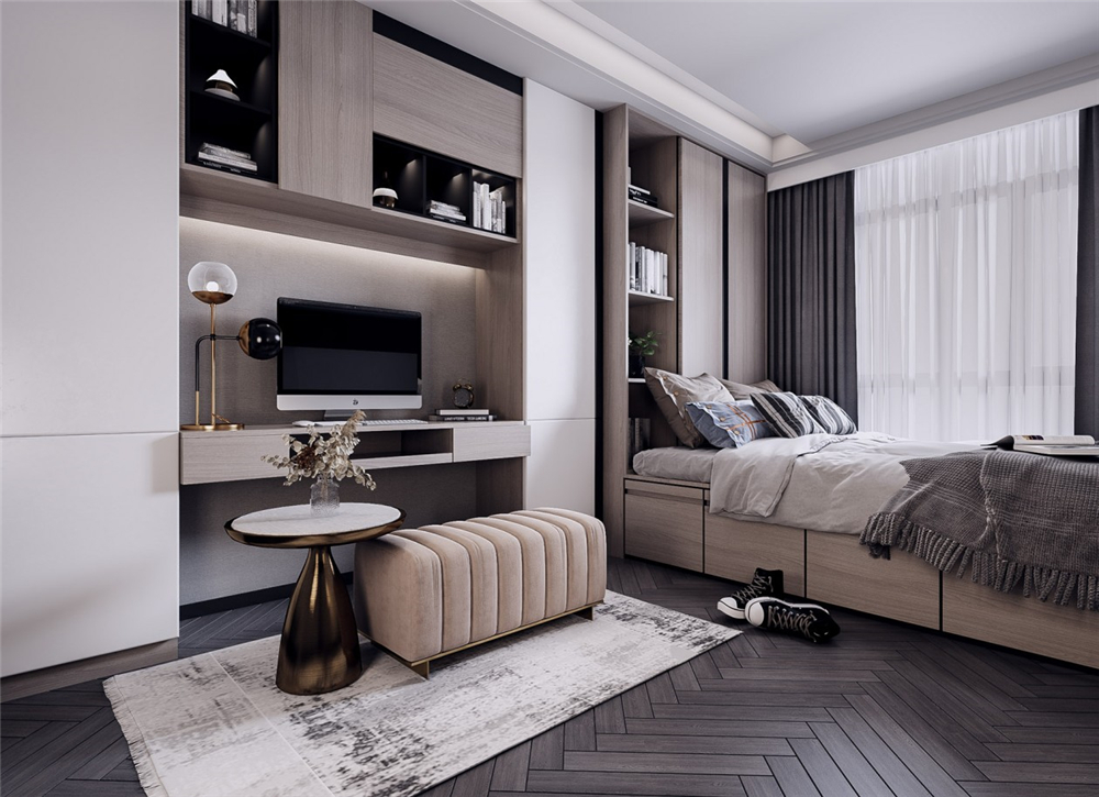 小戶型如何利用全屋定制擴(kuò)大空間？(圖4)