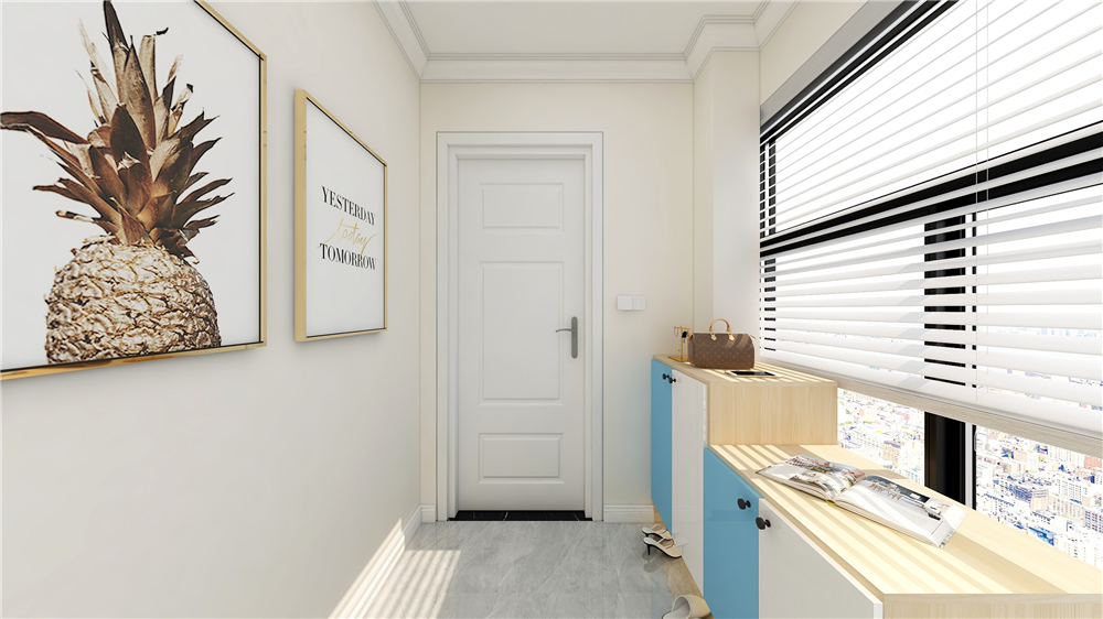 玄關(guān)定制鞋柜有哪些樣式？(圖3)