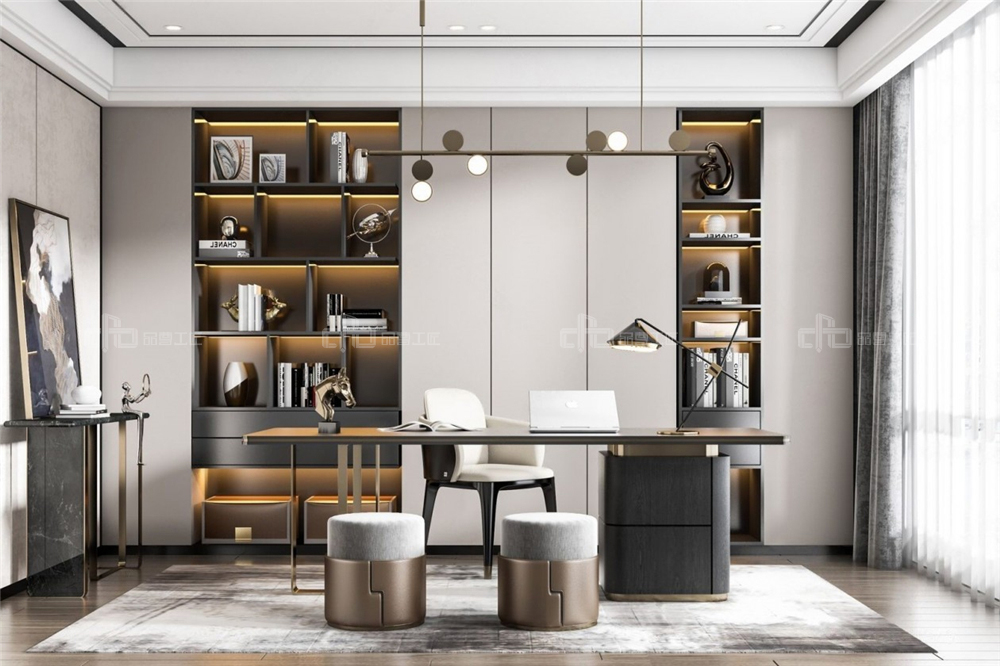 全屋定制書房要怎么設(shè)計？(圖1)