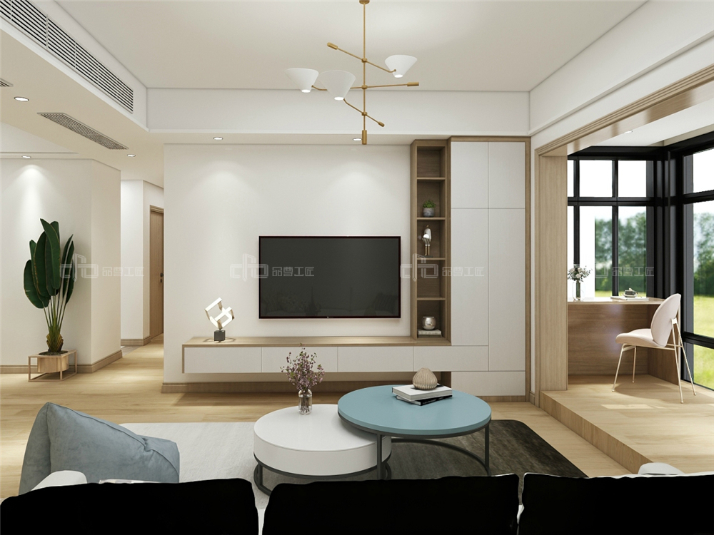 客廳電視柜定制怎么設(shè)計好，有哪些款式？(圖1)