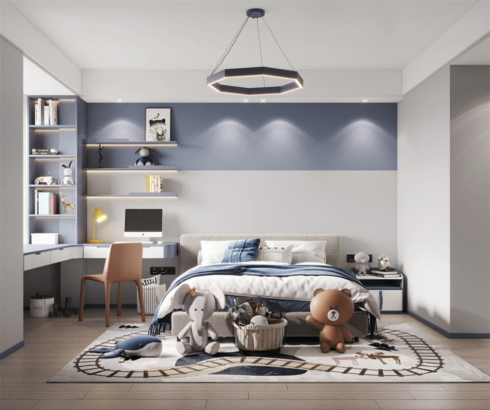 全屋設(shè)計兒童房定制要注意什么？(圖3)