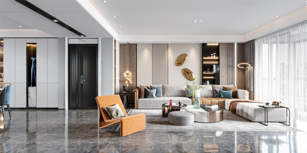 小客廳怎么設(shè)計(jì)成大客廳的感覺(jué)？(圖1)