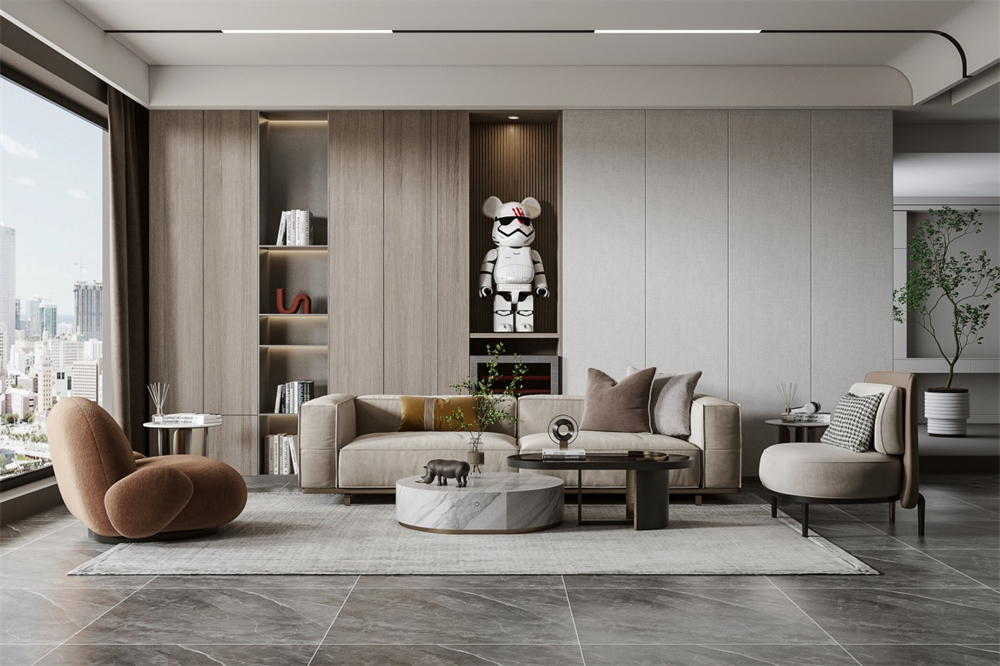 小客廳怎么設(shè)計(jì)成大客廳的感覺(jué)？(圖3)