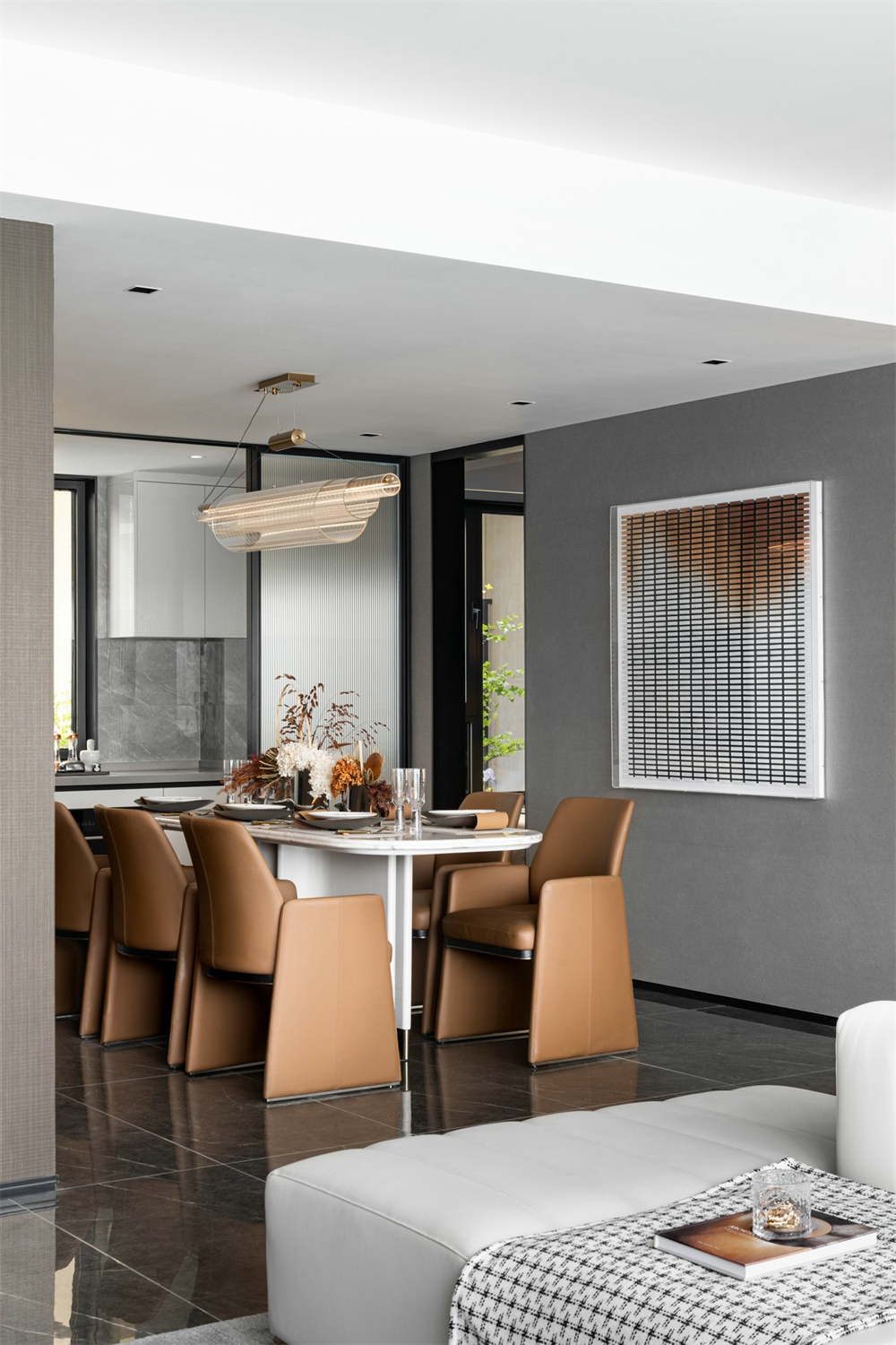 146㎡現(xiàn)代輕奢風(fēng)格，整木定制圖片(圖9)