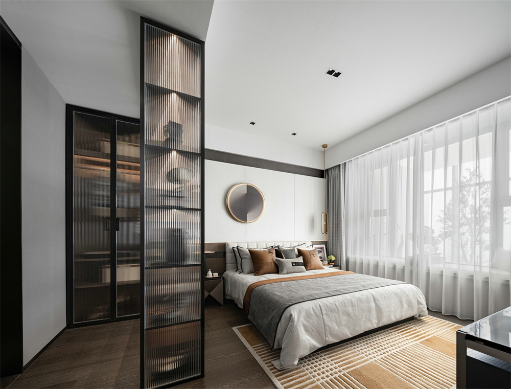 146㎡現(xiàn)代輕奢風(fēng)格，整木定制圖片(圖10)