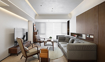 200㎡大平層整木定制，現(xiàn)代極簡風(fēng)格