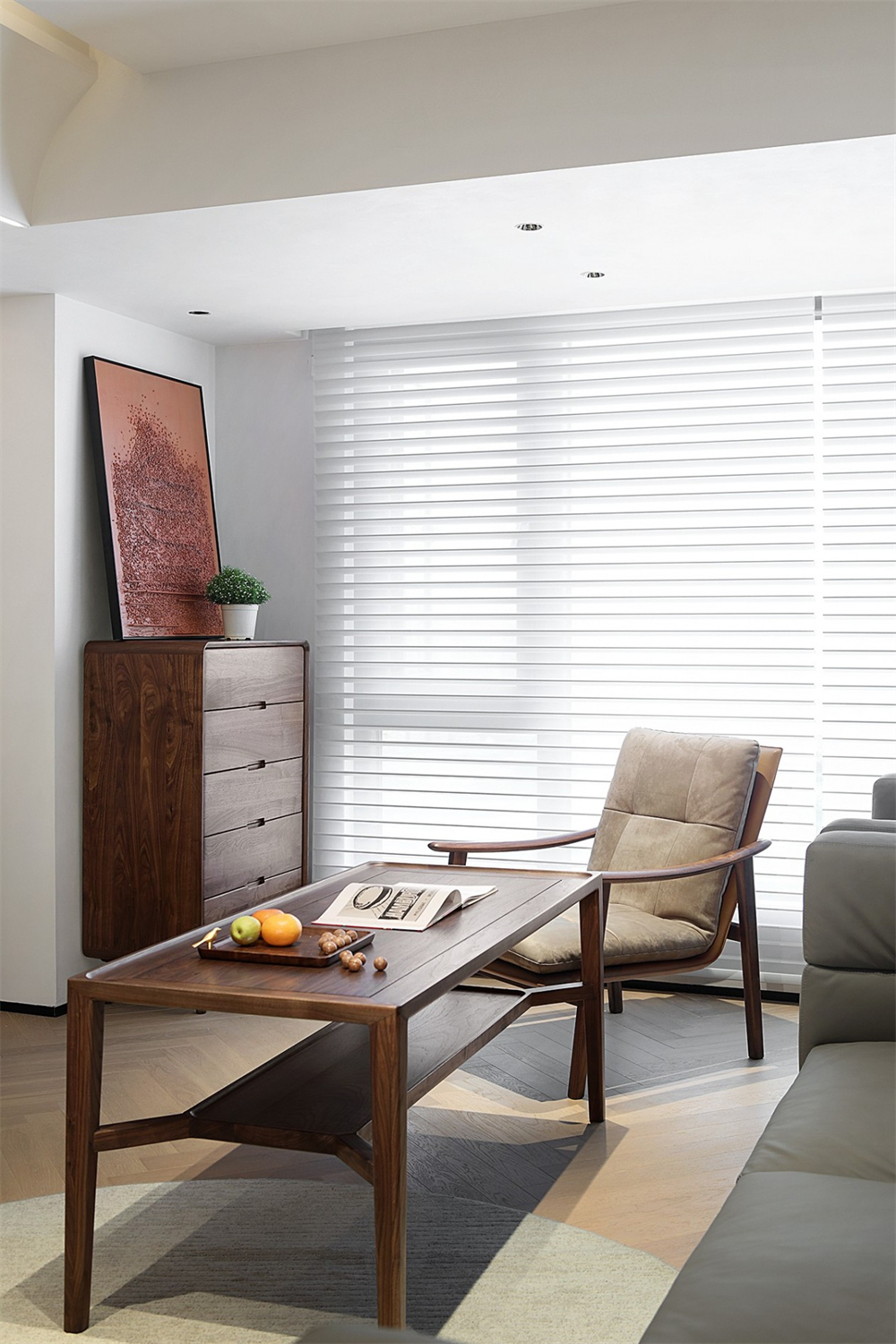 200㎡大平層整木定制，現(xiàn)代極簡風(fēng)格(圖6)