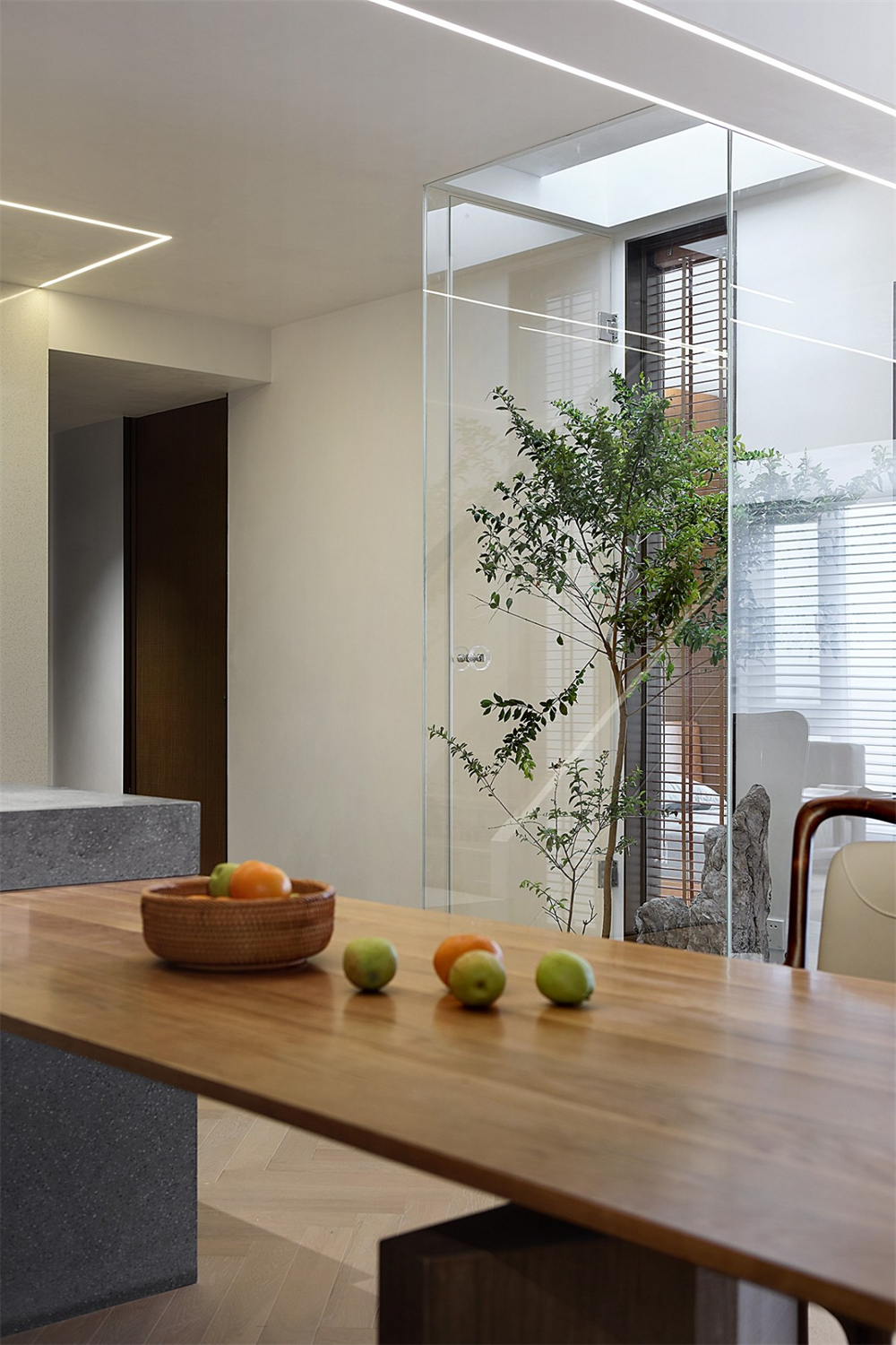 200㎡大平層整木定制，現(xiàn)代極簡風(fēng)格(圖9)