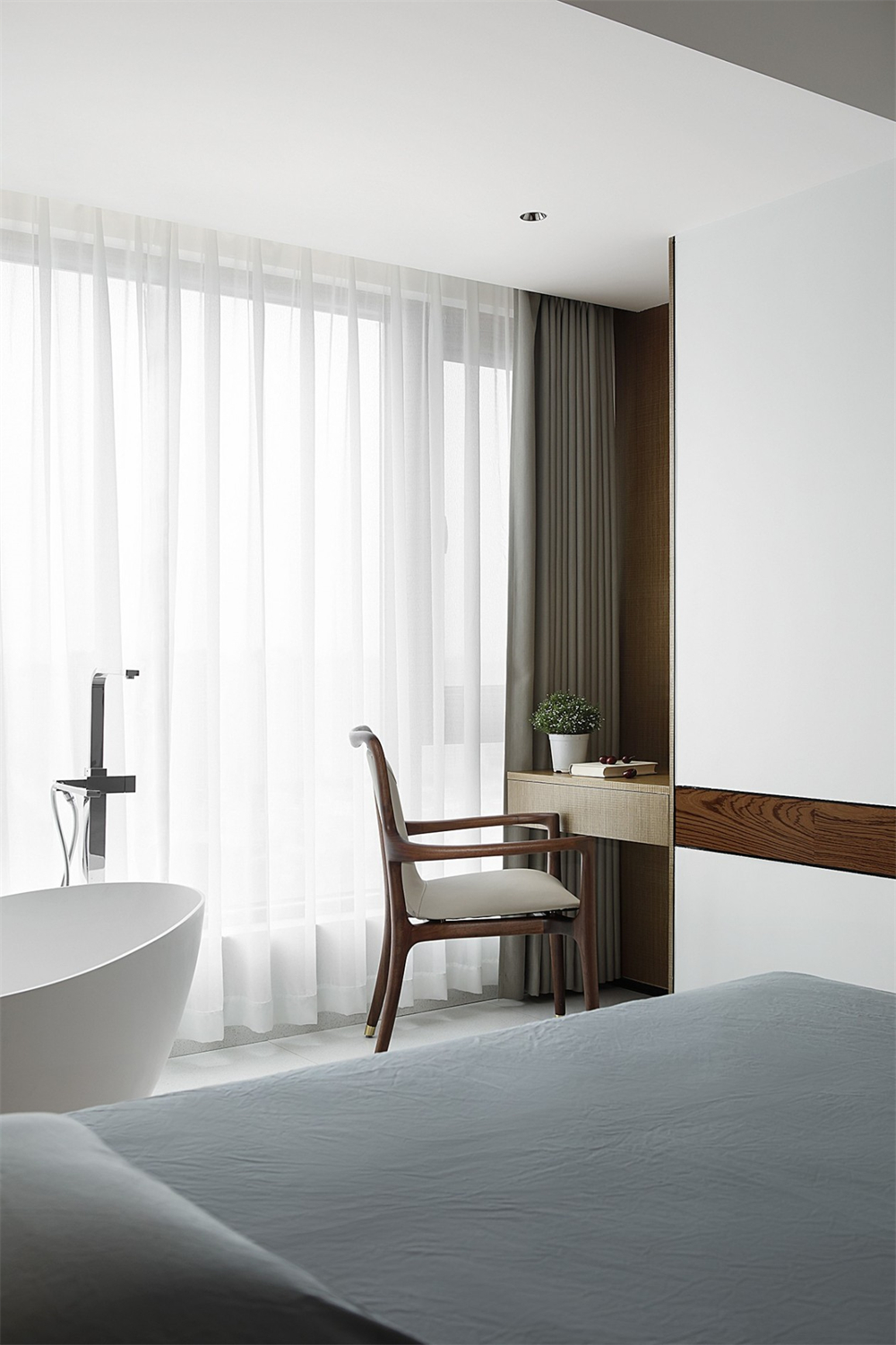 200㎡大平層整木定制，現(xiàn)代極簡風(fēng)格(圖19)