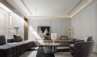 400㎡整木定制別墅設(shè)計(jì)，法式輕奢風(fēng)格