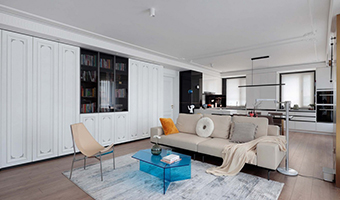 143㎡簡(jiǎn)約法式，高級(jí)而浪漫的美居