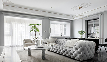 140㎡法式風(fēng)格設(shè)計(jì)，整木定制法式浪漫