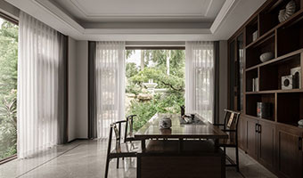 800㎡新中式整木定制，花園別墅設(shè)計案例