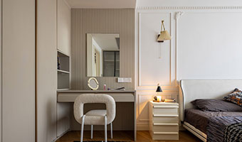 120㎡混油整木定制，浪漫法式輕奢風