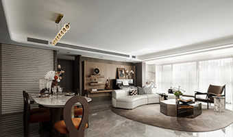 178㎡現(xiàn)代極簡樣板房，時尚雅致美家