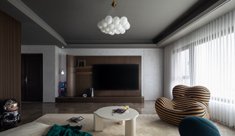 186㎡全屋整木定制大平層，現(xiàn)代簡約風(fēng)