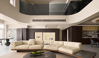 422㎡極簡(jiǎn)輕奢風(fēng)，整木定制別墅家居