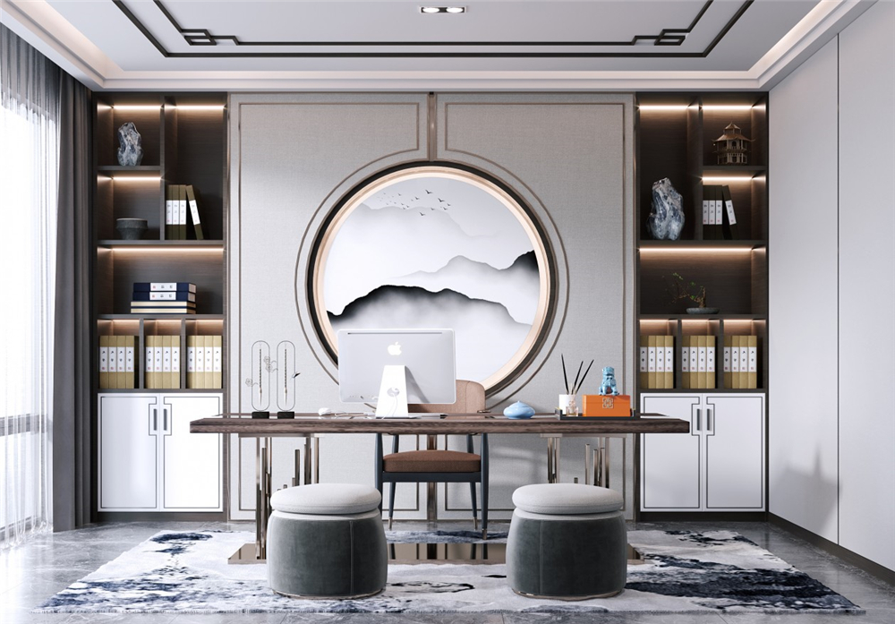 書房裝修一般都選擇什么樣的風(fēng)格？(圖2)