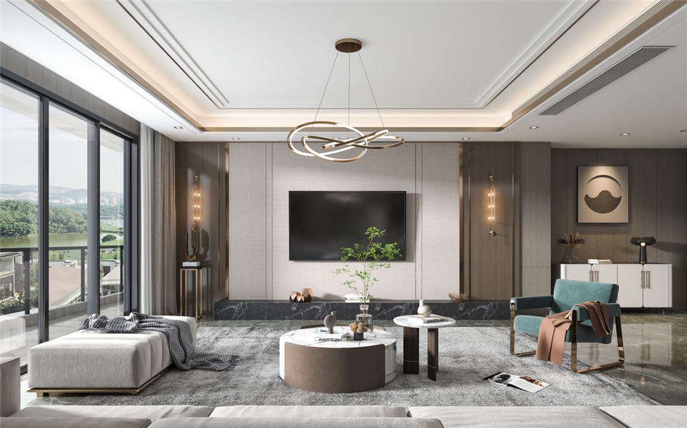 客廳電視背景墻要怎么設(shè)計(jì)？(圖1)