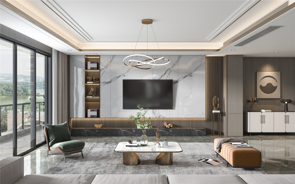 客廳電視背景墻要怎么設(shè)計(jì)？(圖2)