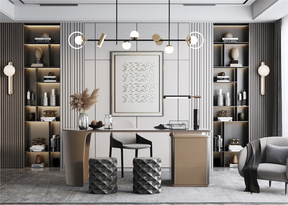 全屋定制書房裝修要注意什么？(圖2)