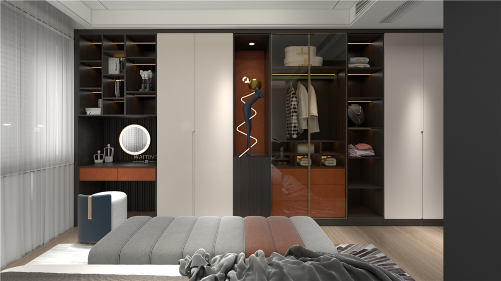 定制衣柜和整體衣帽間有什么區(qū)別？(圖2)