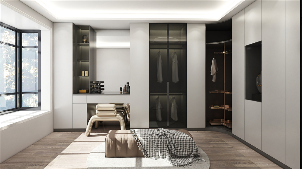 定制衣柜和整體衣帽間有什么區(qū)別？(圖4)