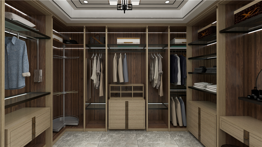 定制衣柜和整體衣帽間有什么區(qū)別？(圖5)